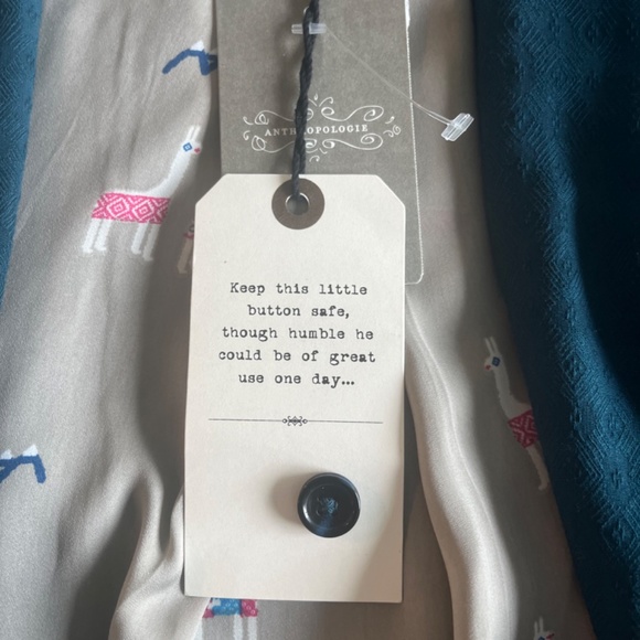 NWT Anthropologie Turquoise Relaxed Blazer - Picture 5 of 7